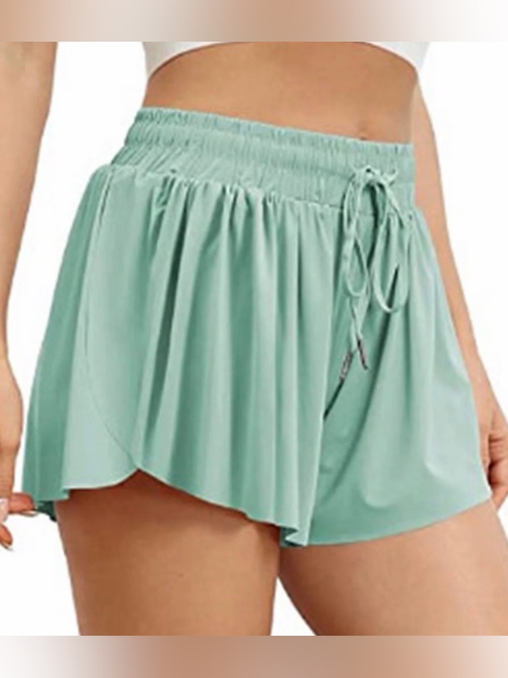 Teal Athletic Shorts for Women